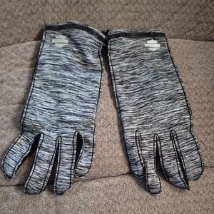 Harley-Davidson Black and Gray Women's Gloves